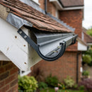 130mm Deepflow Gutter Side Rafter Bracket – Aluminium — RAL 7016 (in use)