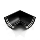 Half Round Aluminium Gutter Angle 90° - 125mm — RAL 9005