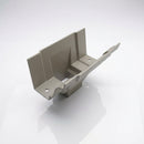 Moulded Ogee Gutter Outlet 72×72mm – 125×100mm Connection — RAL 7036