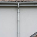 Flush Joint Aluminium Downpipe Length – 76mm Dia x 3m — RAL 7035 (in use)