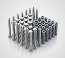 M8 x 70mm Hex Head Coach Screws, Stainless Steel (Pack of 50) (view 2)