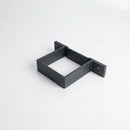 Aluminium Downpipe Clip 72×72mm Flush Joint — RAL 7021