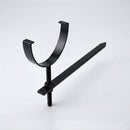 130mm Rise and Fall Gutter Bracket for Deepflow Aluminium System — RAL 9005