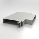 Aluminium Coping T-Junction – Secret Fix Wall Detail — RAL 7035