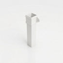 Traditional Aluminium Downpipe 72x72mm x 3m Eared Socket — RAL 9016