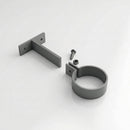 Adjustable Aluminium Pipe Clip 63mm Diameter — RAL 7037