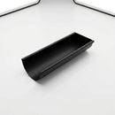 Aluminium Gutter Sample - Standard Profile — Textured Black