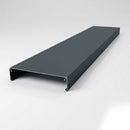 Aluminium Coping Length 3m - Secret Fix Powder Coated — RAL 7016