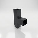 72x72mm Flush Joint Downpipe Branches — 92.5° & 112.5° — RAL 7021 / 92.5 Degrees
