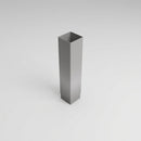 Aluminium Flush Joint Downpipe Sample — RAL 7036 / 72x72mm