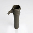 Traditional Aluminium Downpipe 76mm Diameter × 3m Eared Socket — RAL 7022