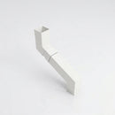 Flush Joint Adjustable Swanneck 72x72mm Aluminium Downpipe — RAL 9016
