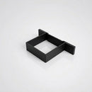 Aluminium Downpipe Clip 72×72mm with 5mm Wall Spacing — RAL 9005