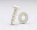 No. 12 x 30mm Box Gutter Fixing Screw & Washer Set (100pcs) — RAL 9010