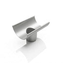 Half Round Aluminium Gutter Outlet 76mm – Marine Grade — RAL 9006
