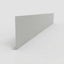Aluminium Fascia Board Sample — RAL 7035 / 'L' Return