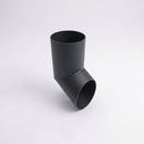 76mm Diameter Flush Joint Aluminium Downpipe Shoe — RAL 7021