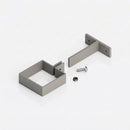 Adjustable Aluminium Pipe Clip 72×72mm – 30–100mm Offset — RAL 7036