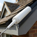 Low Modulus Silicone Sealant for Fascia Joints 380ml Grey — RAL 9016 (in use)