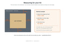 Diagram showing how to measure a garage roof deck and add 150mm on every side to choose the right EPDM kit size