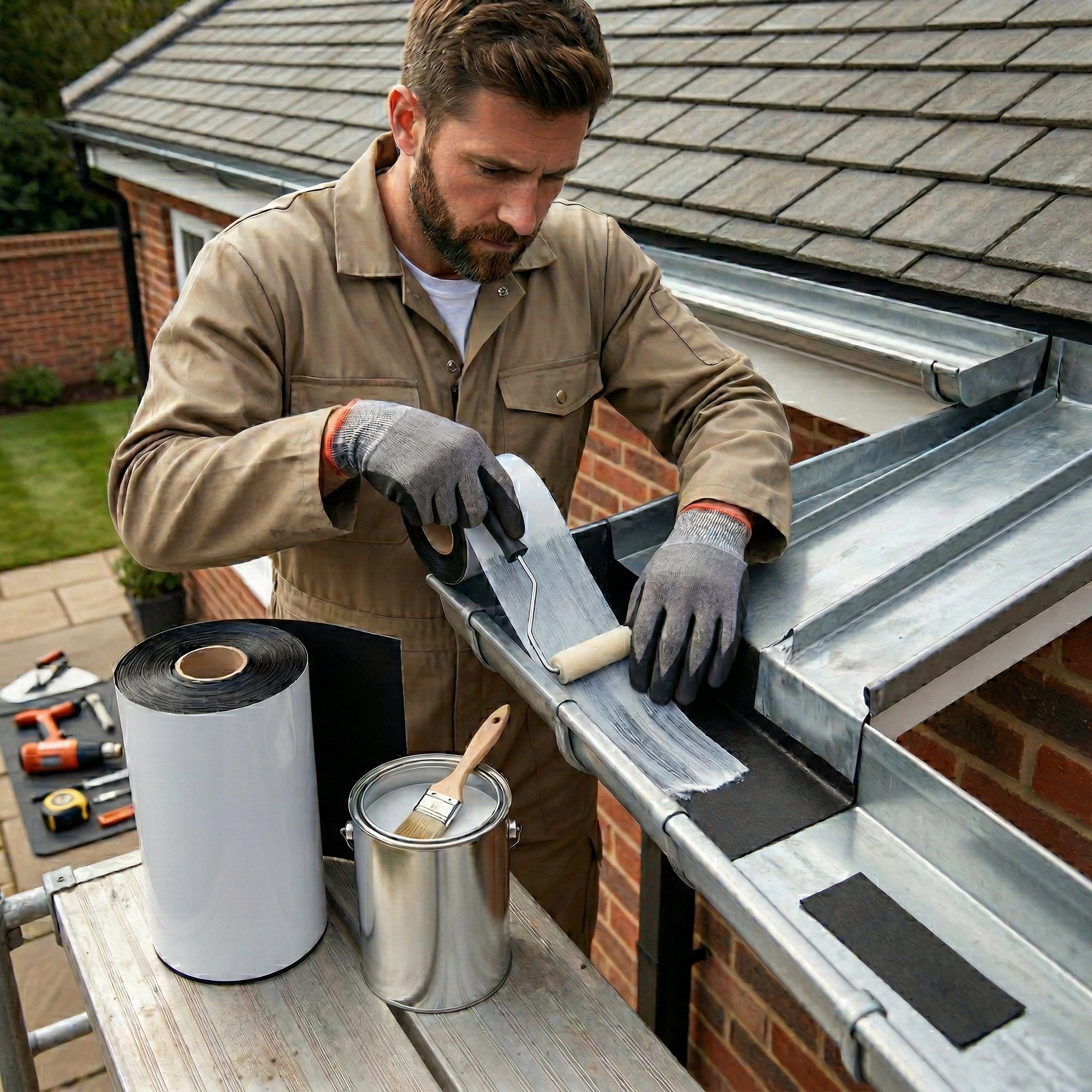 EPDM Gutter Lining Kit – Heavy Duty Rubber Gutter | Rubber Roof UK