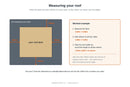 Diagram showing how to measure a flat roof deck and add 150mm on every side before ordering EPDM membrane cut to size