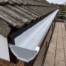 Completed concrete gutter run relined with bonded rubber membrane – EPDM Finlock gutter lining