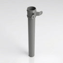 Aluminium Downpipe Length Eared Socket 63mm Dia x 3m — RAL 7037