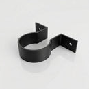 Aluminium Downpipe Clip 76mm Diameter — Textured Black