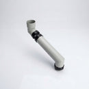 76mm Diameter Flush Joint Adjustable Swanneck Downpipe — RAL 7035
