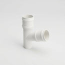 Traditional Aluminium Downpipe Branch 76mm Diameter — RAL 9016 / 112.5 Degrees