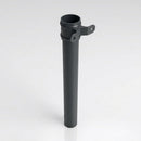 Aluminium Downpipe Length Eared Socket 63mm Dia x 3m — RAL 7021