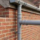 63mm Diameter Traditional Downpipe Branches 92.5° & 112.5° — RAL 7036 / 92.5 Degrees (in use)