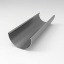 Half Round Gutter Sample – Aluminium (view 2)