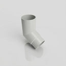 Flush Joint Aluminium Downpipe Bends 63mm Diameter — RAL 7035 / 112.5 Deg