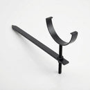 Half Round Aluminium Gutter Rise and Fall Bracket 125mm — RAL 9005