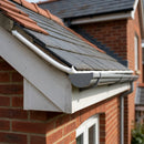 Low Modulus Silicone Sealant for Gutters 380ml Grey — RAL 9010 (in use)