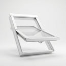 Opening Roof Window 780x1400mm White Polyurethane Coated (view 2)