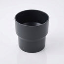 63mm Outlet to Downpipe Length Connector — RAL 7021