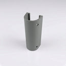 76mm Diameter Aluminium Downpipe Access Plate — RAL 7037
