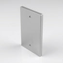 Aluminium Downpipe Access Plate 72x72mm — RAL 9006