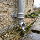 Traditional Aluminium Downpipe Shoe 76mm Diameter