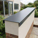Aluminium Coping Length 3m - Secret Fix Powder Coated — RAL 7016 (in use)
