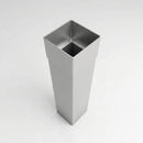 Aluminium Gutter Outlet Spigot Extender 72×72mm — RAL 9006