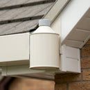 Touch-Up Paint 125ml for Metal Fascia & Fixtures — RAL 9010 (in use)