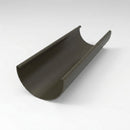 Half Round Gutter Sample – Aluminium — RAL 7022