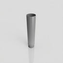 Aluminium Flush Joint Downpipe Sample — RAL 7037 / 63mmØ