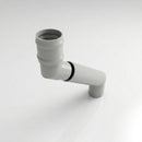 Traditional Adjustable Swanneck 63mm Diameter Aluminium Downpipe — RAL 7035