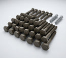 M8 x 70mm Hex Head Coach Screws, Stainless Steel (50 Pack) — RAL 7022