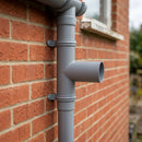 76mm Diameter Flush Joint Downpipe Branches — Other Colour TBA / 92.5 Degrees (in use)